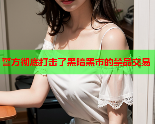 警方彻底打击了黑暗黑市的禁品交易  第2张