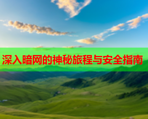 深入暗网的神秘旅程与安全指南  第1张