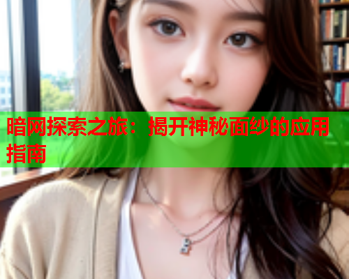 暗网探索之旅：揭开神秘面纱的应用指南  第2张