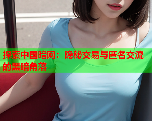 探索中国暗网：隐秘交易与匿名交流的黑暗角落  第1张