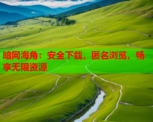 暗网海角：安全下载，匿名浏览，畅享无限资源  第2张