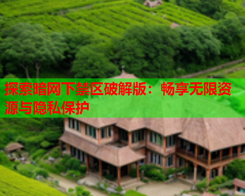 探索暗网下禁区破解版：畅享无限资源与隐私保护  第2张